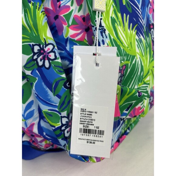 Lilly Pulitzer Loves Disney Bahia Backpack Minnie Daisy Multi Disney Dreamin NEW - Picture 7 of 15